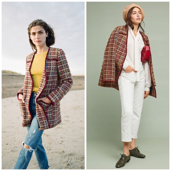 Anthropologie Jackets & Blazers - NWT, Anthropologie, Long Tweed Blazer
